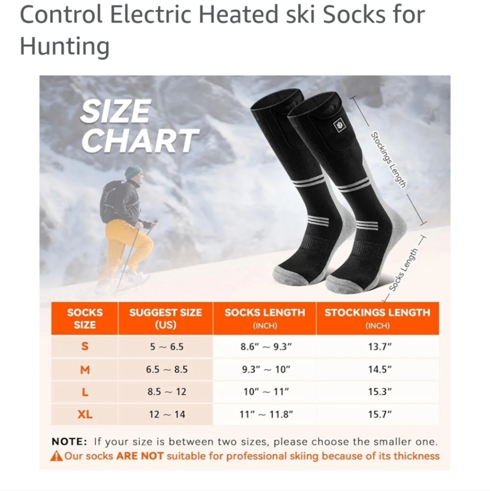 Heating Socks With App - Picture 4 of 6